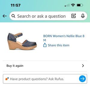 BORN Women's Nellie Blue 8